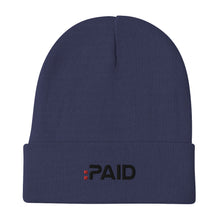 Load image into Gallery viewer, :Paid Embroidered Beanie