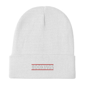 Bookings Embroidered Beanie