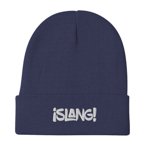 ISlang Embroidered Beanie